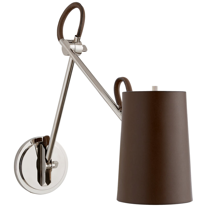 Ralph Lauren - RL 2454PN-CHC - One Light Wall Sconce - Benton - Polished Nickel