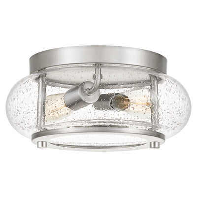 Quoizel - TRG1612BN - Two Light Flush Mount - Trilogy - Brushed Nickel
