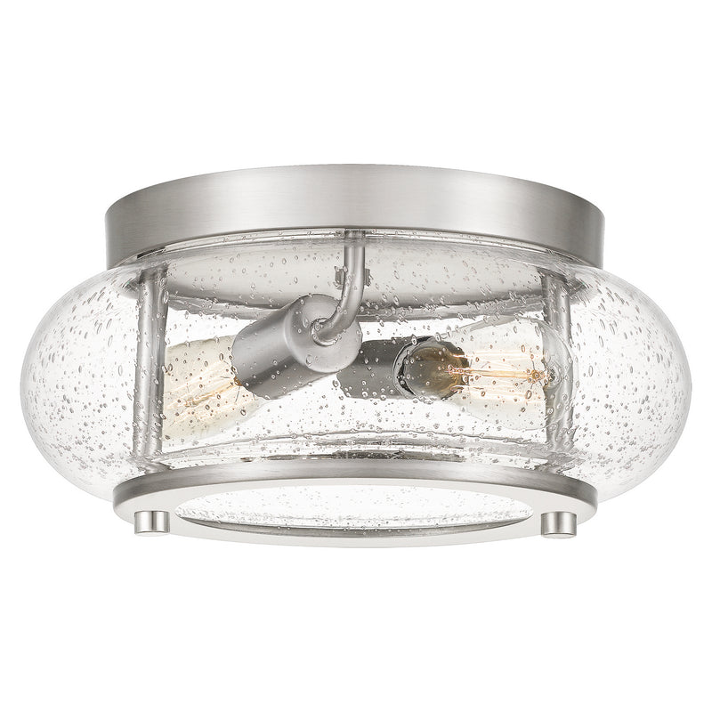 Quoizel - TRG1612BN - Two Light Flush Mount - Trilogy - Brushed Nickel