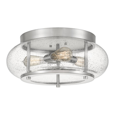 Quoizel - TRG1616BN - Three Light Flush Mount - Trilogy - Brushed Nickel