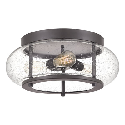 Quoizel - TRG1616OZ - Three Light Flush Mount - Trilogy - Old Bronze