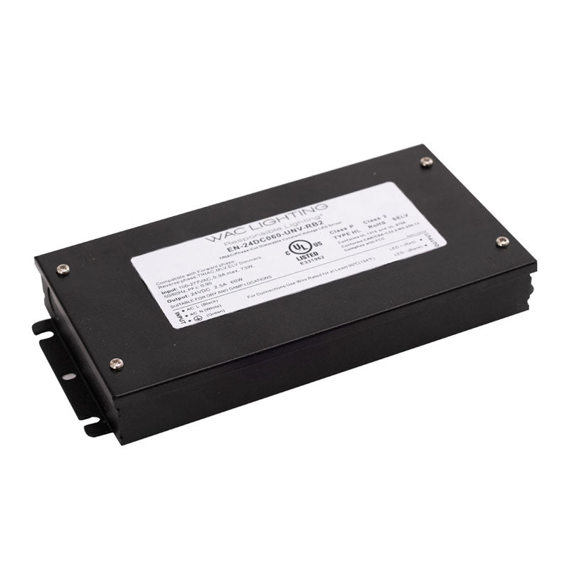 W.A.C. Lighting - EN-24DC060-UNV-RB2 - Black