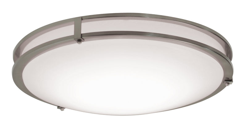 AFX Lighting - CAF243100LAJD1 - LED Flush Mount - Carlisle - Satin Nickel