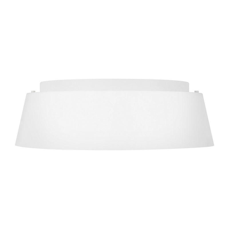 Visual Comfort Studio - EF1003MWT - Three Light Flush Mount - Asher - Matte White