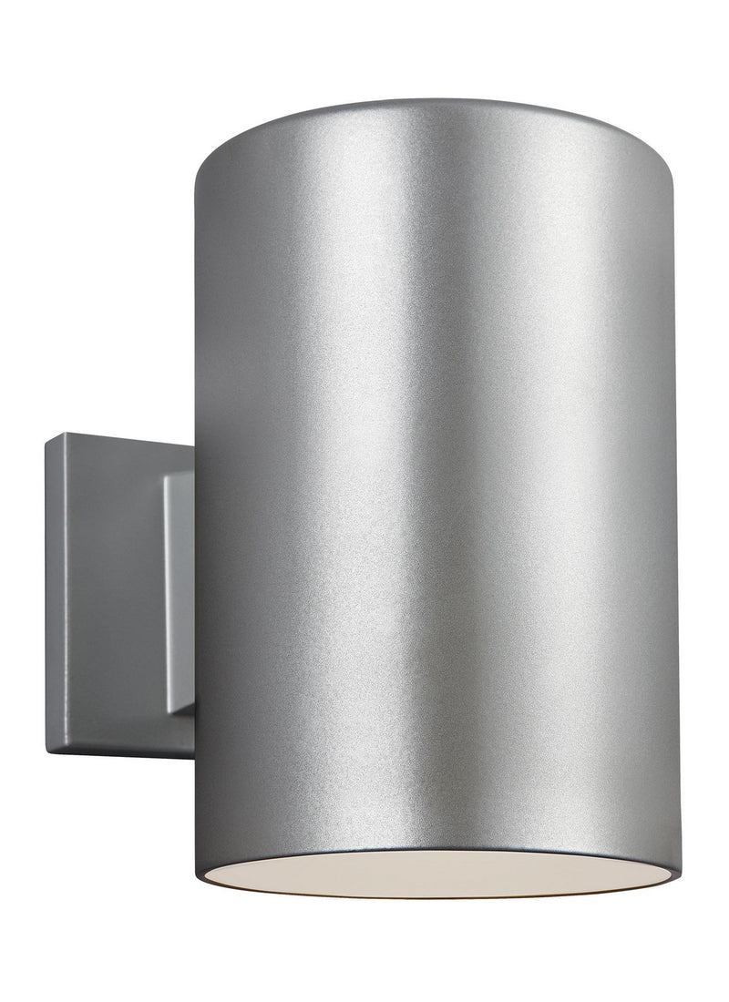 Visual Comfort Studio - 8313901-753/T - One Light Outdoor Wall Lantern - Outdoor Cylinders - Painted Brushed Nickel