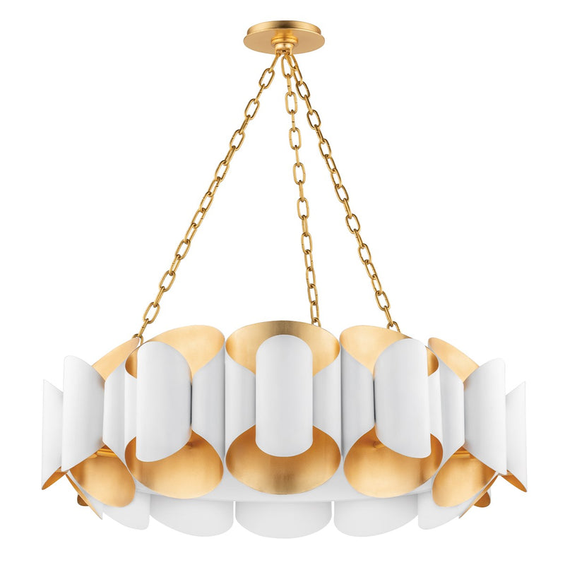 Hudson Valley Lighting - 8534-GL/WH - Gold Leaf