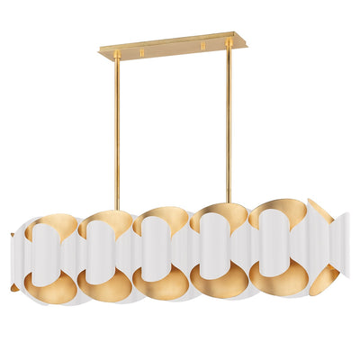 Hudson Valley Lighting - 8546-GL/WH - Gold Leaf