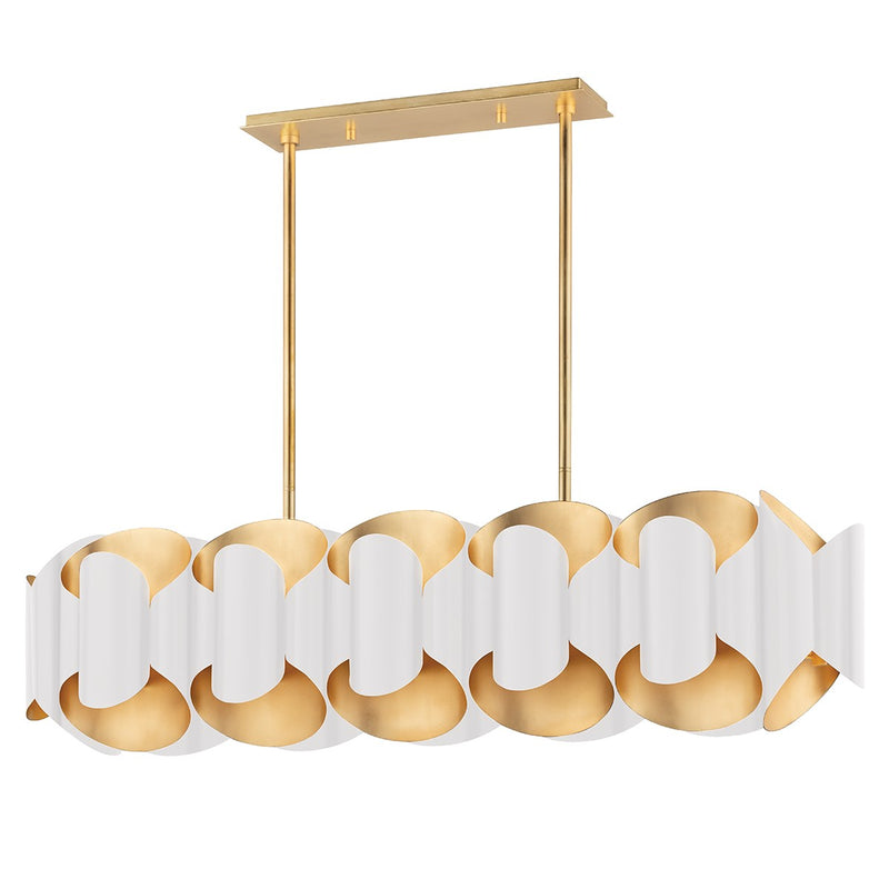 Hudson Valley Lighting - 8546-GL/WH - Gold Leaf