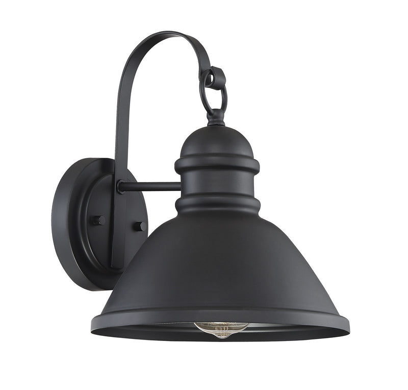 Meridian - M50016BK - One Light Outdoor Wall Sconce - Moutd - Matte Black