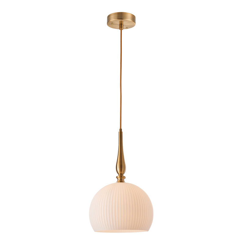 Artcraft - AC12111BR - One Light Pendant - Kate - Brushed Brass