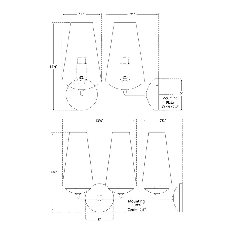 Fontaine Wall Sconce