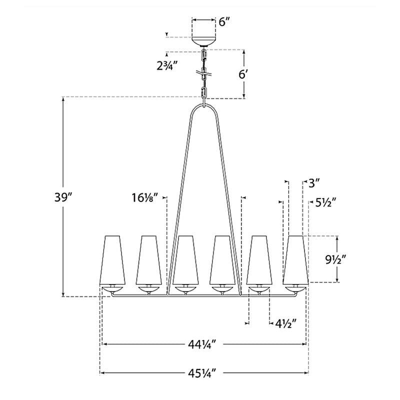 Fontaine Linear Chandelier