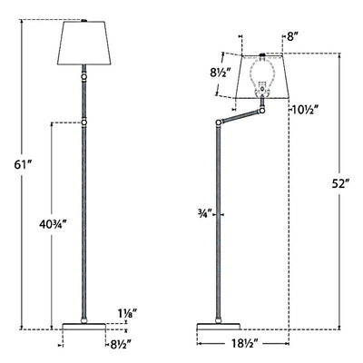 Basden Bridge Arm Floor Lamp