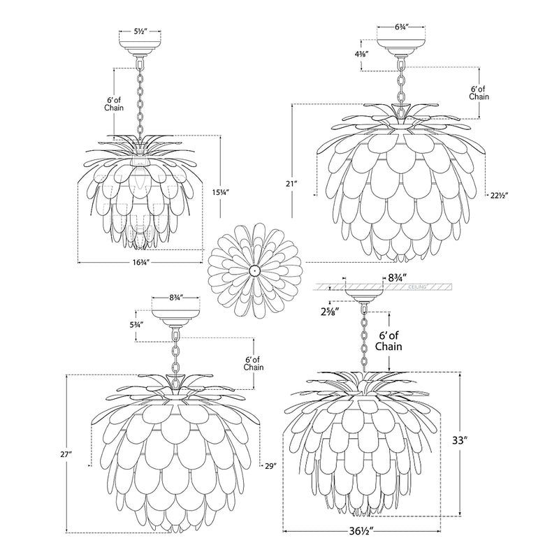 Cynara Chandelier