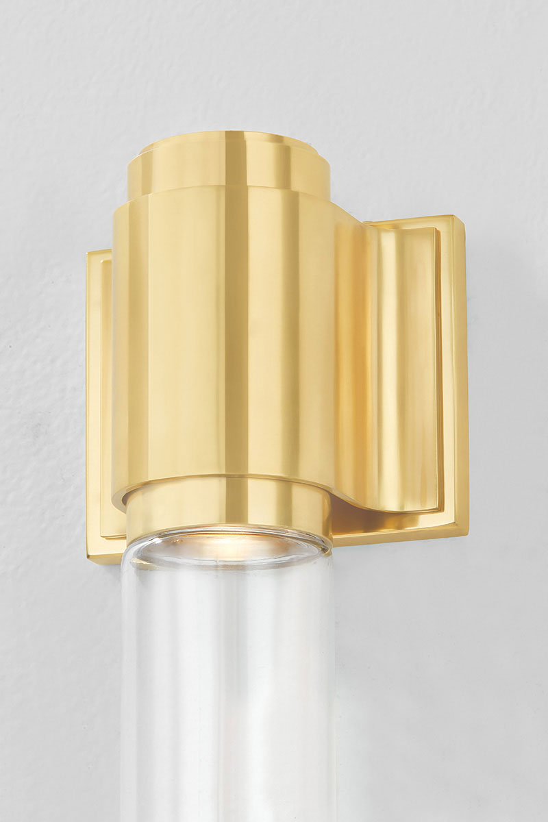 Colrain Wall Light - 4841-AGB by Hudson Valley from Cleveland Lighting