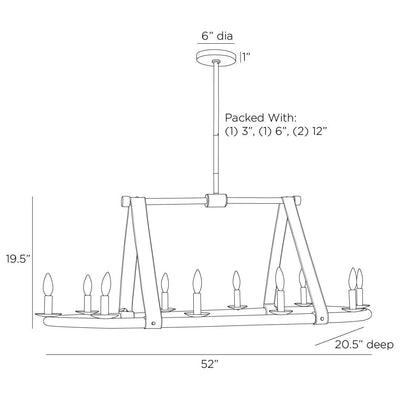 Englewood Linear Chandelier