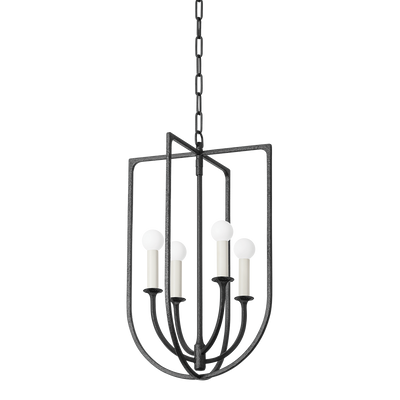 Troy Lighting - F3214-BI - Four Light Lantern - Kael - Black Iron