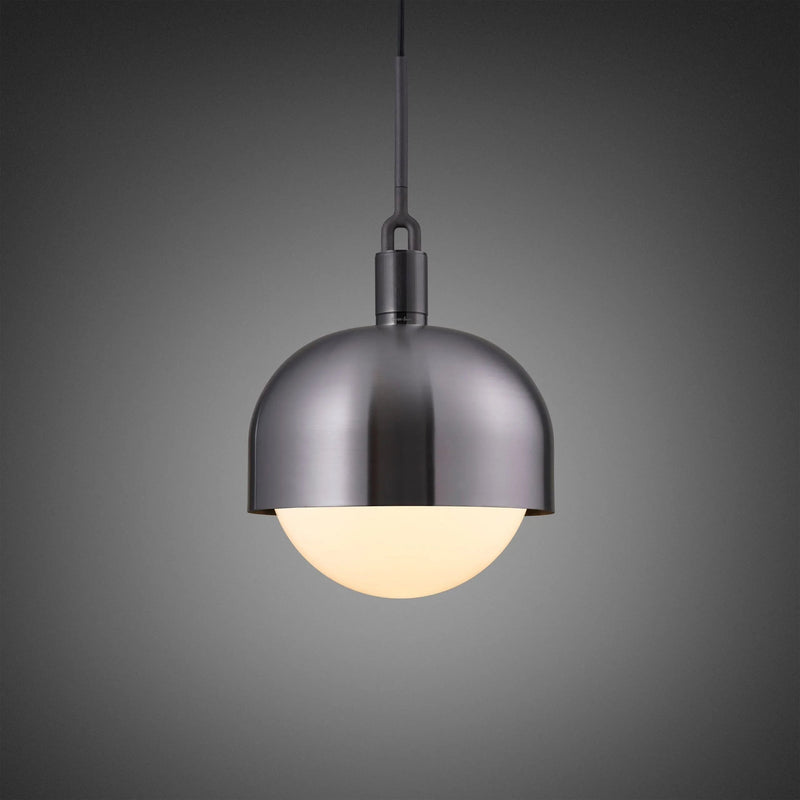 Forked Globe Pendant with Shade