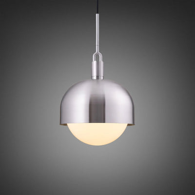 Forked Globe Pendant with Shade