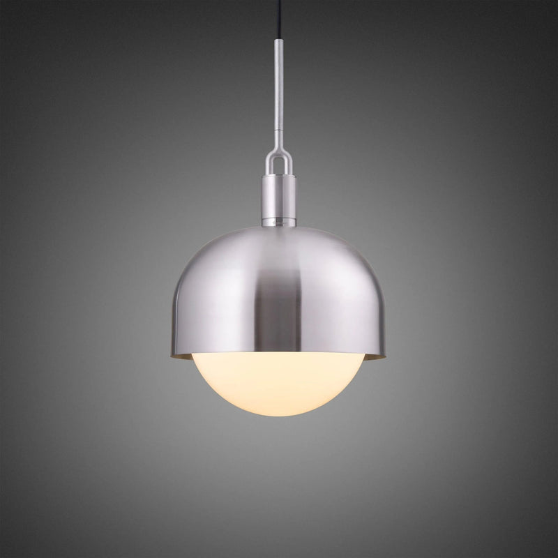 Forked Globe Pendant with Shade