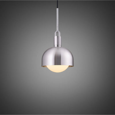 Forked Globe Pendant with Shade
