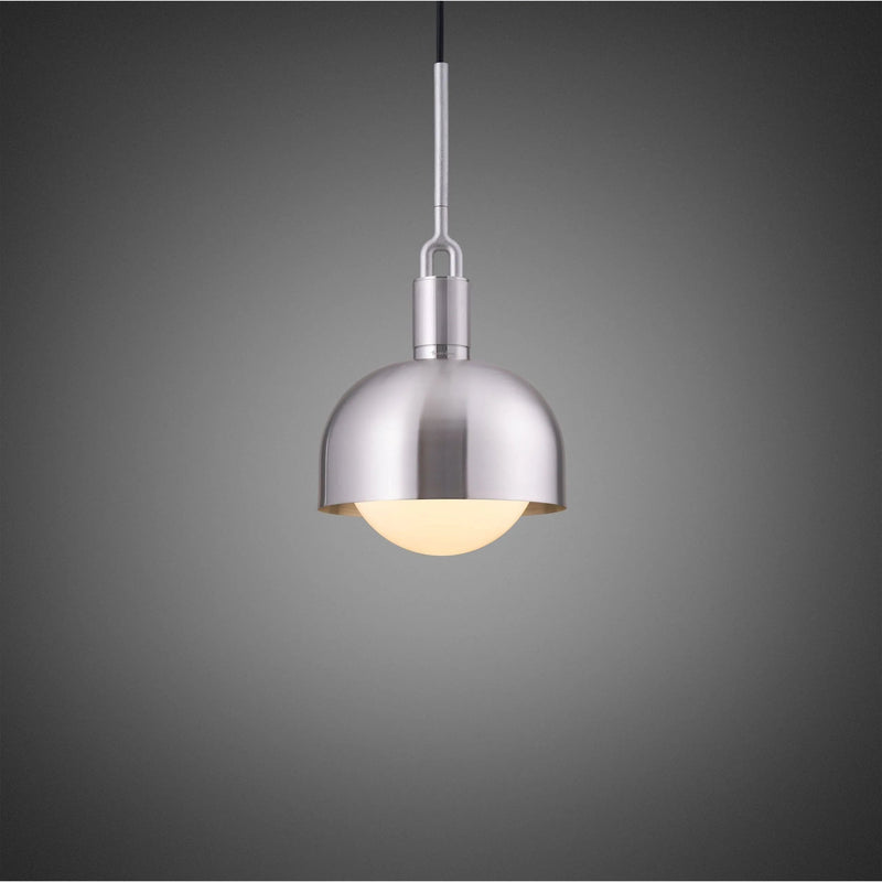 Forked Globe Pendant with Shade
