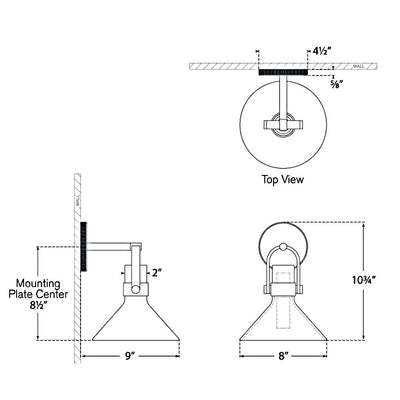 Larkin Empire Wall Sconce