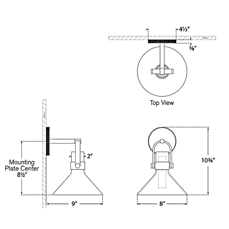 Larkin Empire Wall Sconce