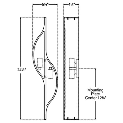 Avant Curved Wall Sconce