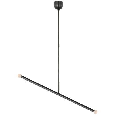 Rousseau Linear Orb Chandelier