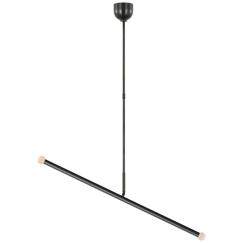 Rousseau Linear Orb Chandelier