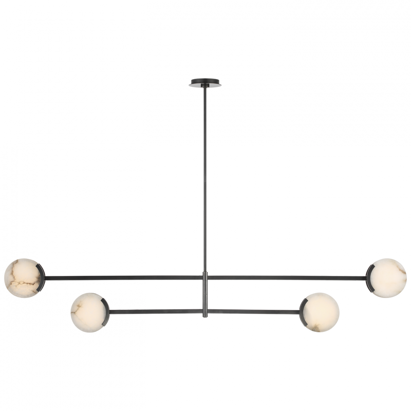 Melange Multi-Positional Linear Chandelier