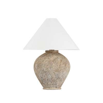 Hudson Valley - L5330-AGB/CAX - One Light Table Lamp - Rumbrook - Aged Brass/Ceramic Ancient Texture