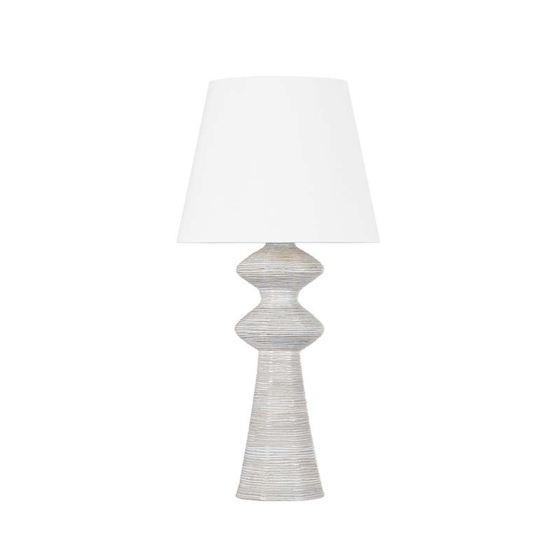 Hudson Valley - L5537-AGB/CNB - One Light Table Lamp - Steinway - Aged Brass/Ceramic Snowbank