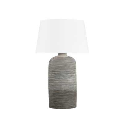 Hudson Valley - L5631-AGB/CCS - One Light Table Lamp - Sutton Manor - Aged Brass/Ceramic Cream Shadow