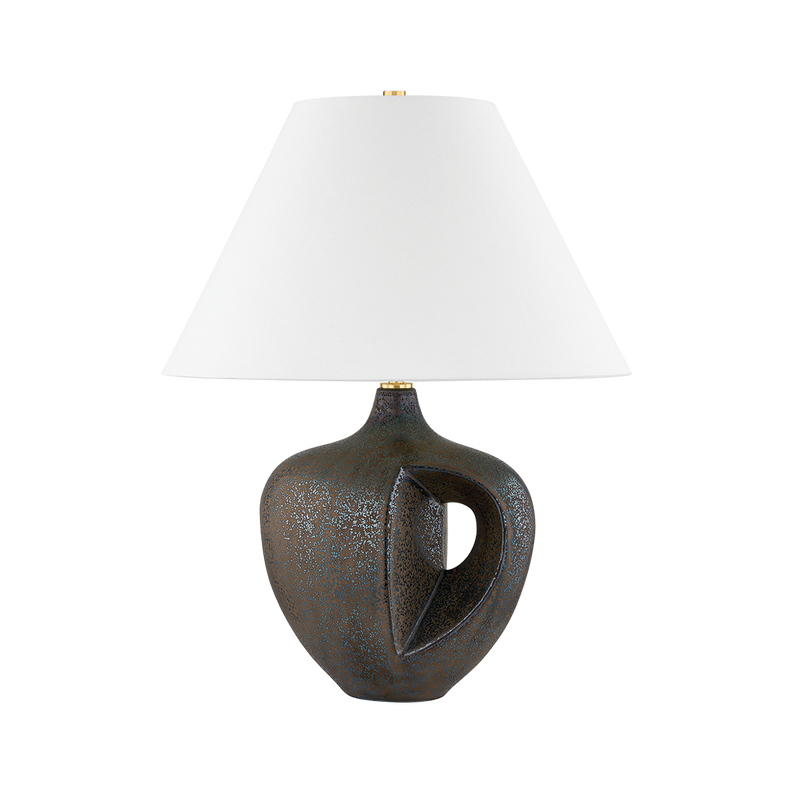 Hudson Valley - L7124-AGB/C07 - One Light Table Lamp - Avenel - Aged Brass/Ceramic Reactive Bronze