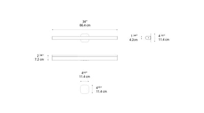 LEDBAR Round Wall / Ceiling Light