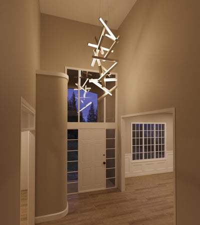 Chaos Vertical Chandelier