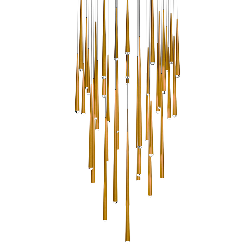 Cascade Square Multilight Pendant Light