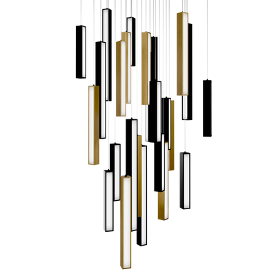Chaos Square Multi Light Pendant