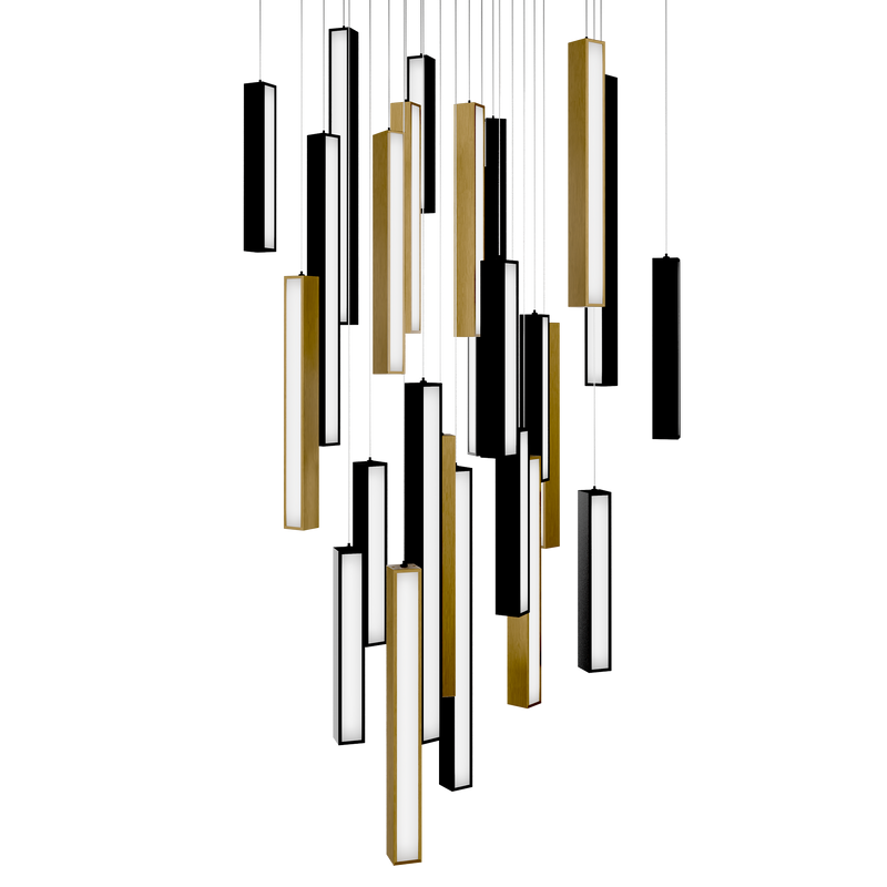 Chaos Square Multi Light Pendant