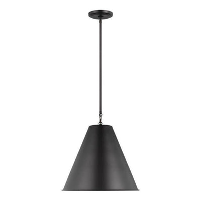 Visual Comfort Studio - 6585101EN3-112 - One Light Pendant - Gordon - Midnight Black