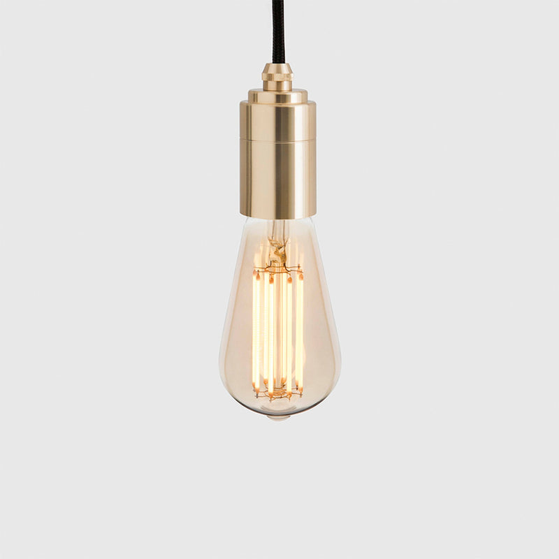 Squirrel Cage bulb and Brass pendant US - Thumbnail 3