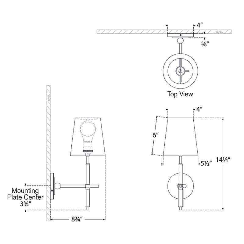 Bryant Wrapped Wall Sconce