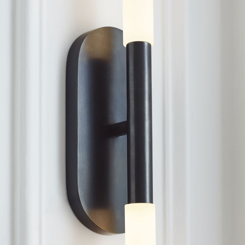 Rousseau Dual Tube Bathroom Vanity Light