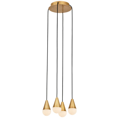Cupola Alabaster Round Multi Light Chandelier