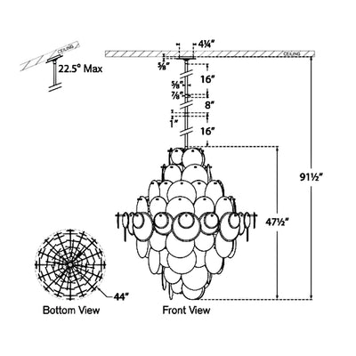 Loire Grande Entry Chandelier