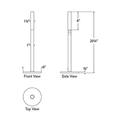 Rousseau Tube Table Lamp