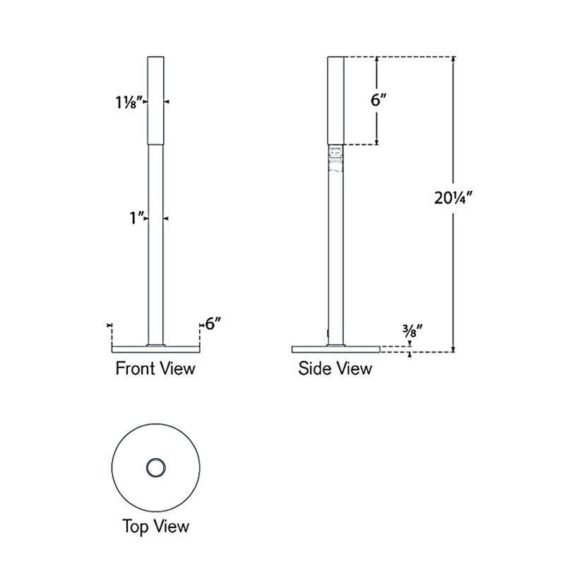 Rousseau Tube Table Lamp
