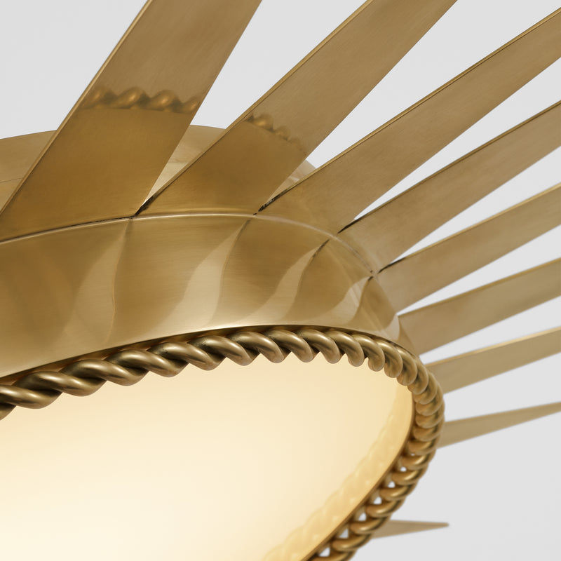 Soleil Short Semi Flush Ceiling Light